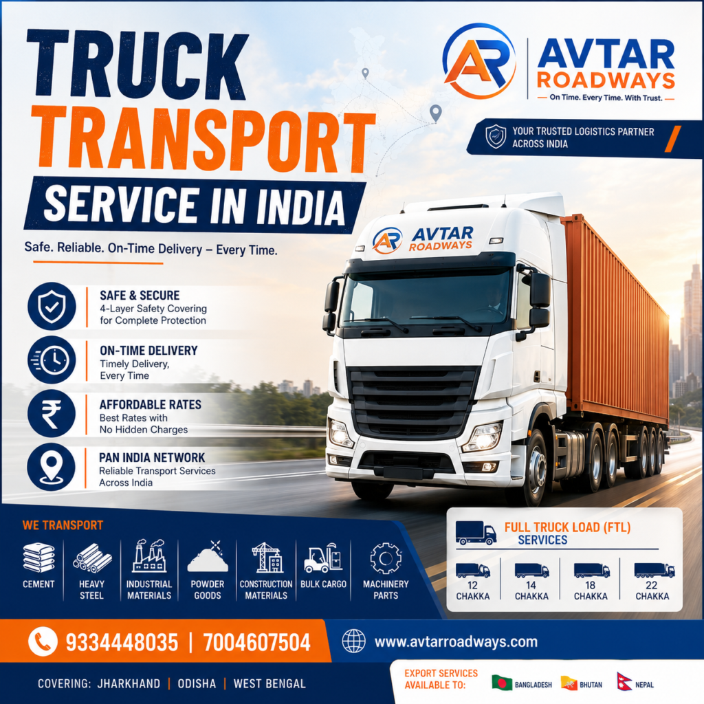 Truck Transport Service in India